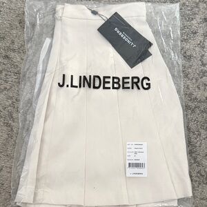 J.Lindeberg Women's Elegant White A-Line Skirt